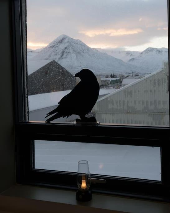 Appartamento Scenic Penthouse - Ocean View & Skylight Windows Siglufjordur Esterno foto